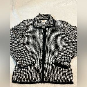 Talbots tweed blazer jacket